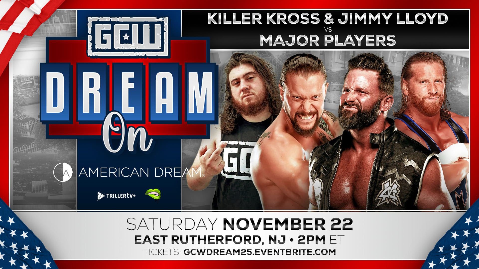 、キラー・クロス＆ジミー・ロイド対 Major Players（メジャー・プレイヤーズ）