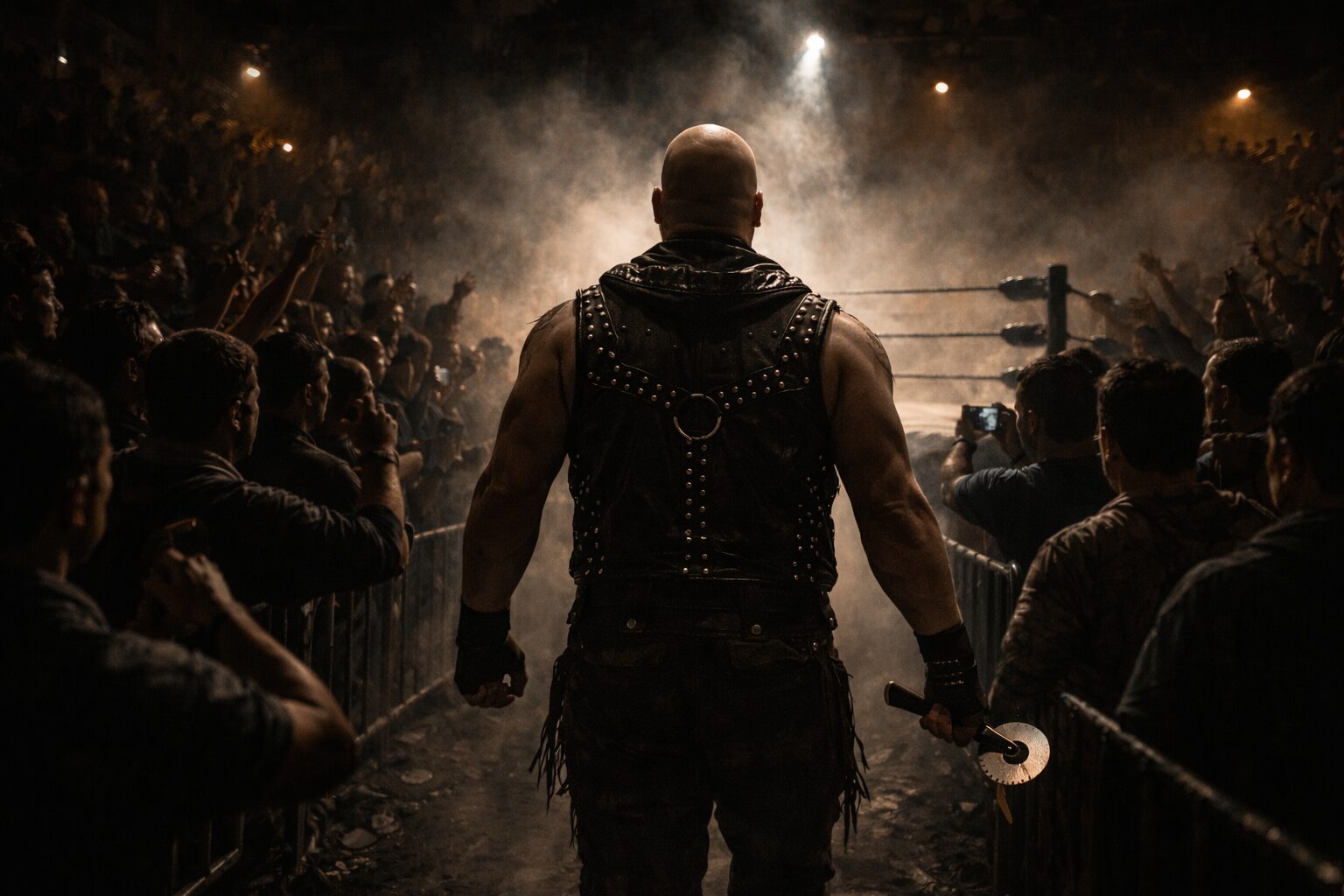 リングに向かう